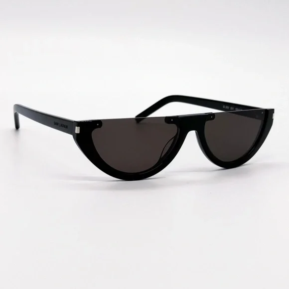 NEW SAINT LAURENT SL563 001 CAT EYE BLACK WOMEN SL 563 SUNGLASSES SAINT LAURENT - Picture 4 of 12